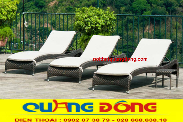 Ghế hồ bơi QD-257 thiết kế kiểu dáng uốn cong uyển chuyển