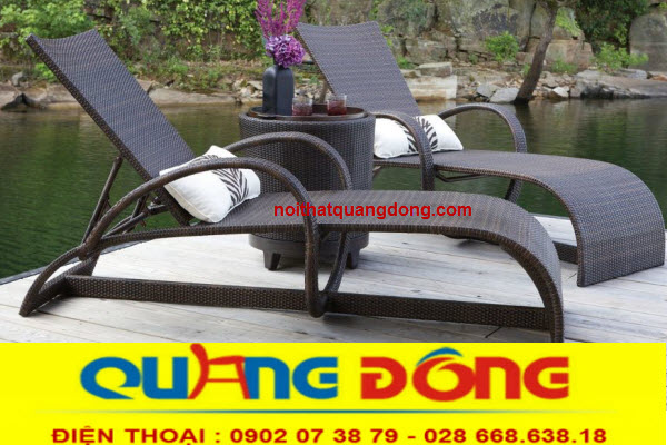 Ghế hồ bơi QD-582 thiết kế kiểu dáng nghệ thuật điêu luyện