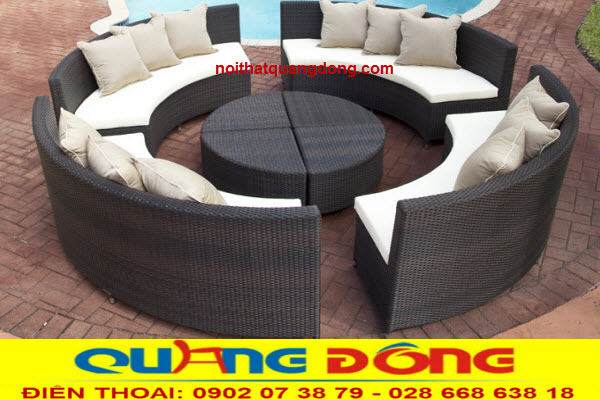 Sofa giả mây QD-629|sofa ngoai troi