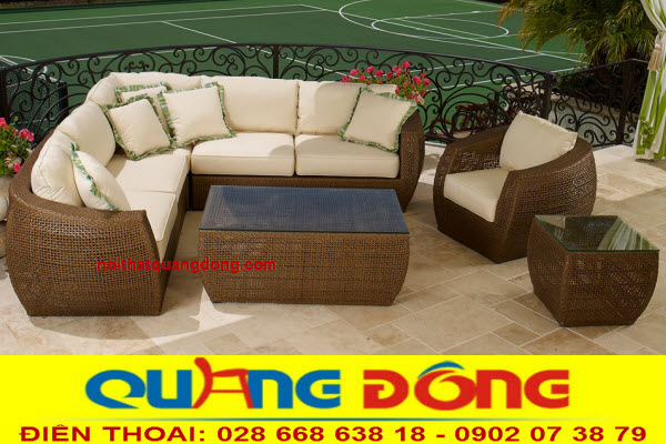 Sofa giả mây QD-658|sofa ngoai troi