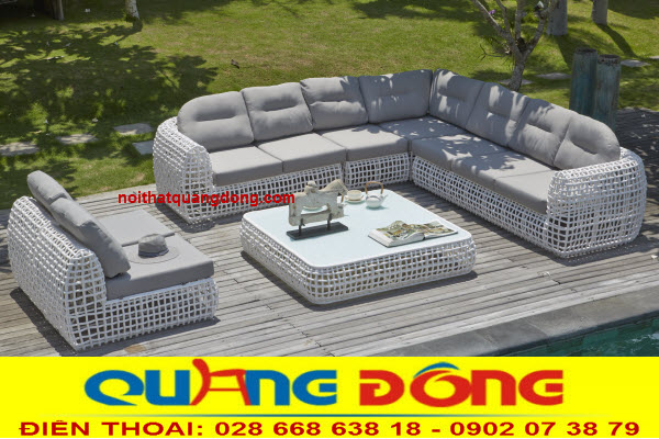 Sofa giả mây QD-661|sofa ngoai troi