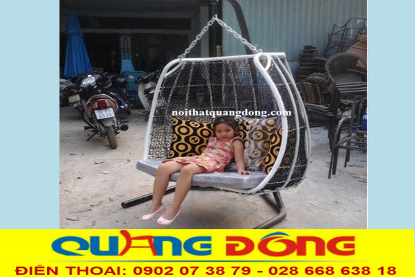 Xích đu giả mây QD-407|xich đu san vuon