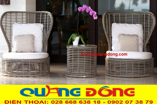 Những lý do khiến bàn ghế giả mây có giá cao