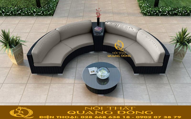 Sofa mây nhựa QD-722