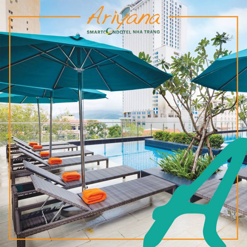 Công trình kiến trúc đậm chất phố biển, khách sạn Ariyana Smart Condotel Nha Trang.