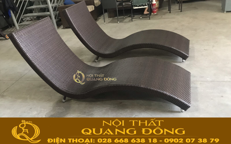 Sản xuất ghế hồ bơi cong chuẩn chất lượng từ Nội thất Quang Đông