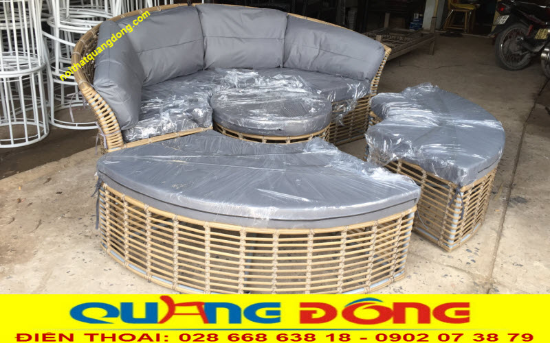 Giường tắm nắng giả mây QD-519