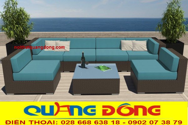 Sofa giả mây QD - 665