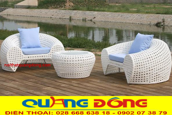 Bàn ghế giả mây - Nội Thất Quang Đông - Thương hiệu và chất lượng.