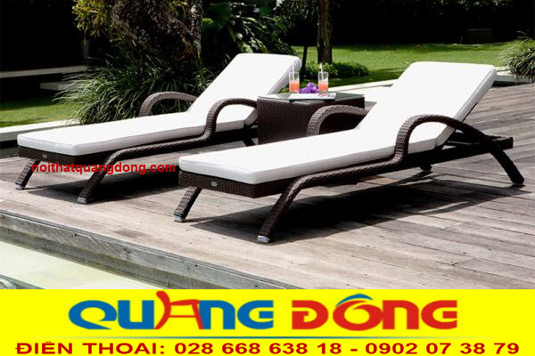 Bộ sưu tập ghế nằm hồ bơi mây nhựa đẹp không tỳ vết