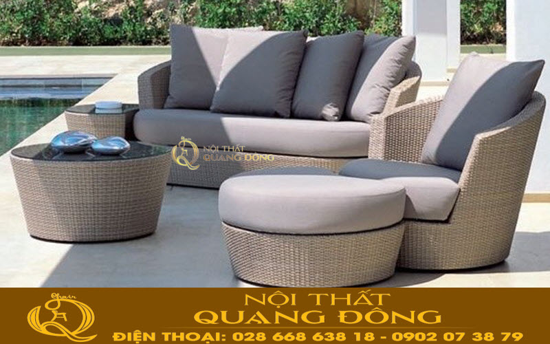 Sofa giả mây QD - 615