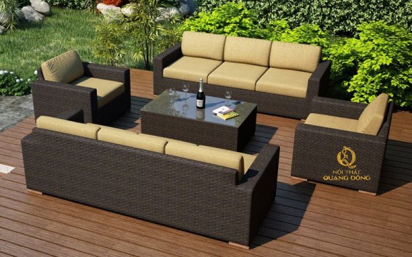 Sofa mây nhựa QD-724