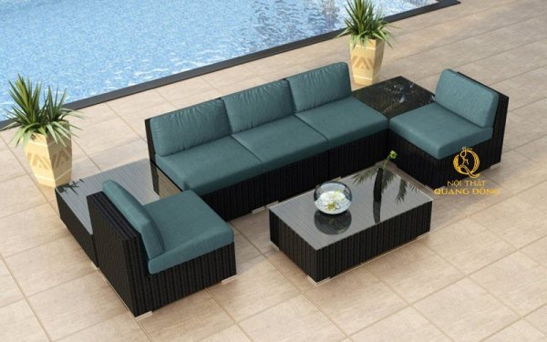 Sofa mây nhựa QD-738