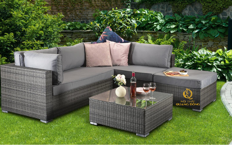 Sofa giả mây QD - 666