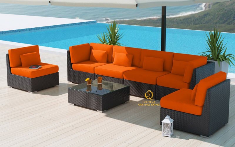 Sofa giả mây QD - 656