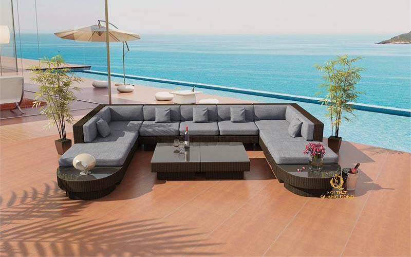 Sofa giả mây QD-643