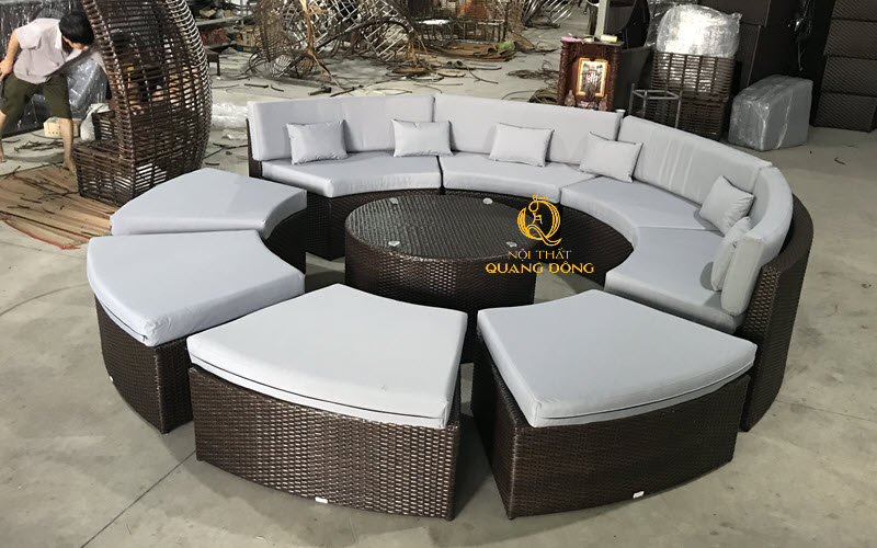 Sofa giả mây QD - 677