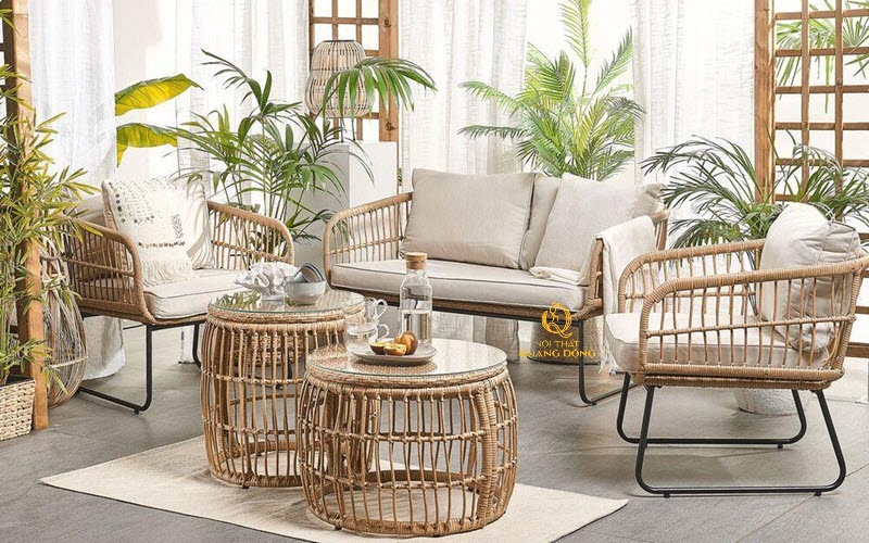 Sofa giả mây QD-611