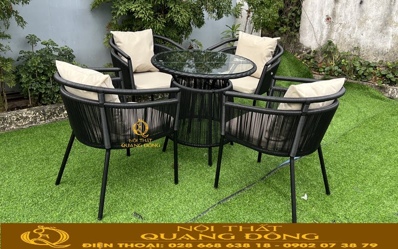 Hướng dẫn bảo quản bàn ghế giả mây mùa mưa bão