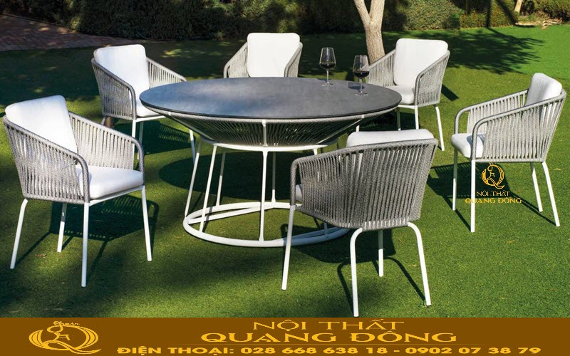 Bảo quản bàn ghế nhựa giả mây giúp duy trì vẻ đẹp sang trọng cho không gian