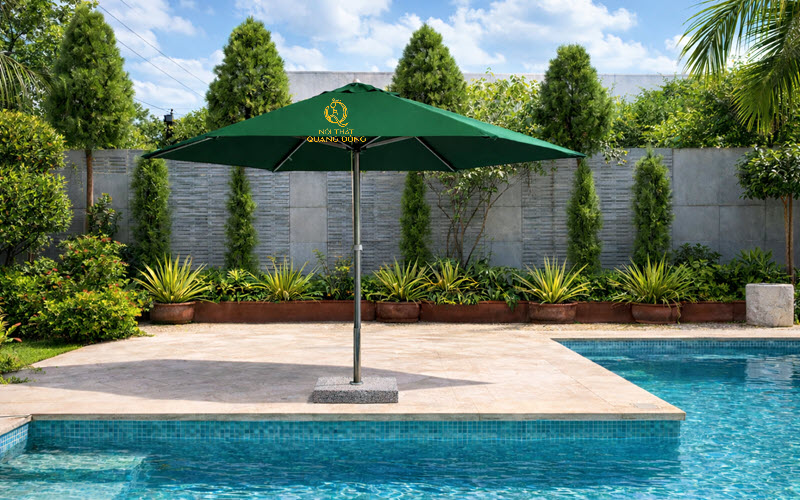 Dù đúng tâm 3m màu xanh