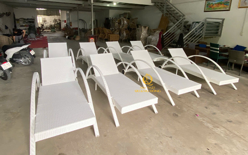 Ghế tắm nắng QD-1280 được sản xuất tại Nội Thất Quang Đông