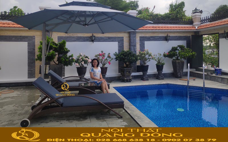 Ghế nằm thư giãn tắm nắng QD-252