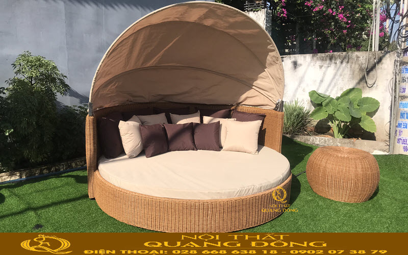 Nội Thất Quang Đông chuyên sản xuất giường tắm nắng số lượng lớn cho dự án