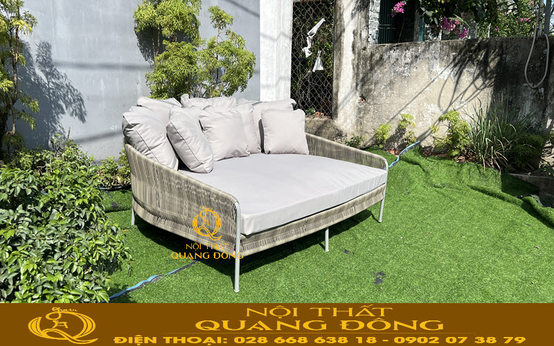 Giường tắm nắng QD-548 mẫu giường  nằm thư giãn cho 2-3 người