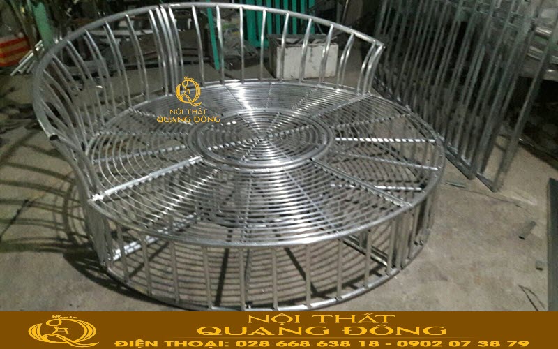 Ghế hồ bơi mái vòm nhựa giả mây