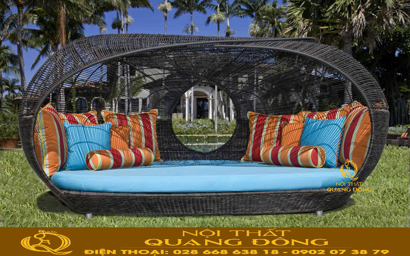 Sofa có mái che, đẹp, bền, sang trọng