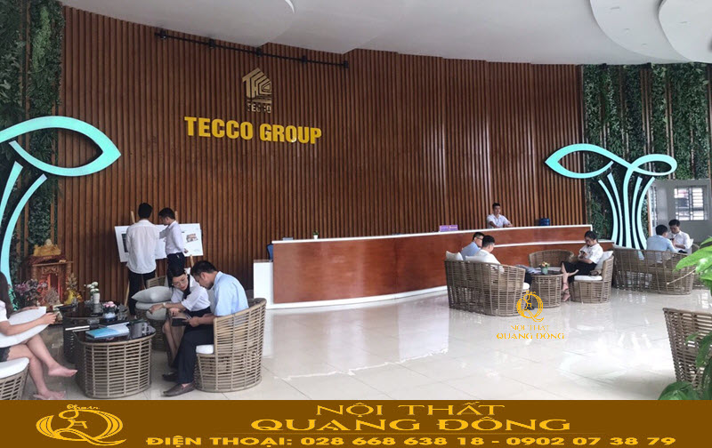 sofa nhựa mây có thể đặt ở mọi không gian