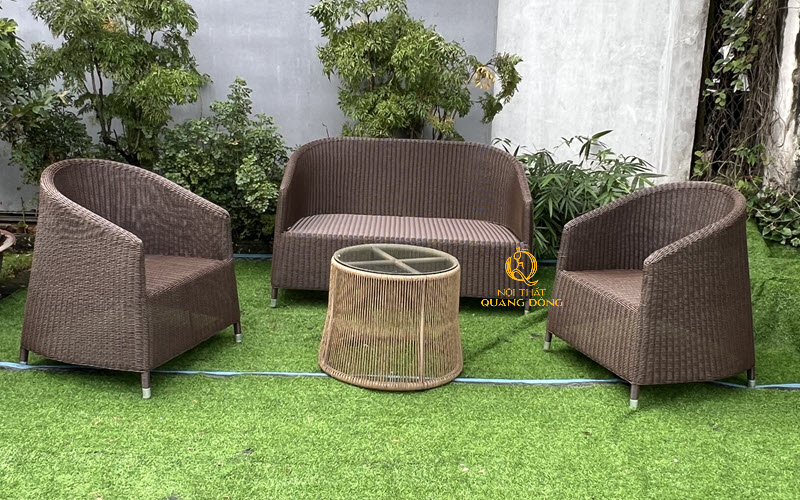 Sofa giả mây QD-756 ứng dụng linh hoạt cho nhiều không gian