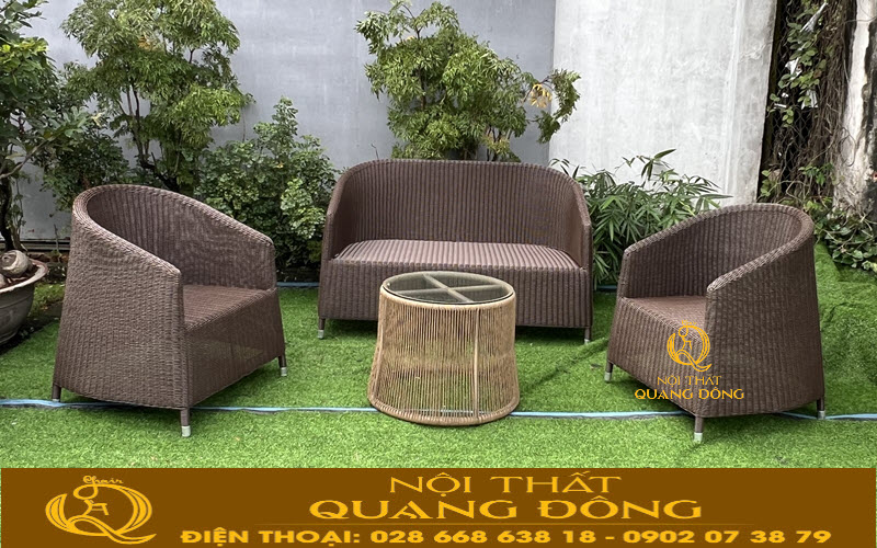 Sofa giả mây QD-756 sang trọng và đẳng cấp