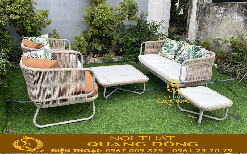 Sofa giả mây QD-759 thiết kế hiện đại cho mọi không gian