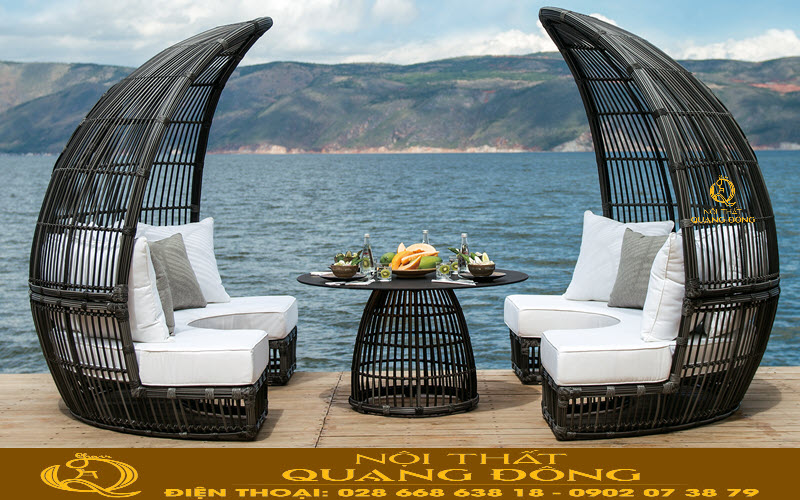 Sofa có mái che, đẹp, bền, sang trọng