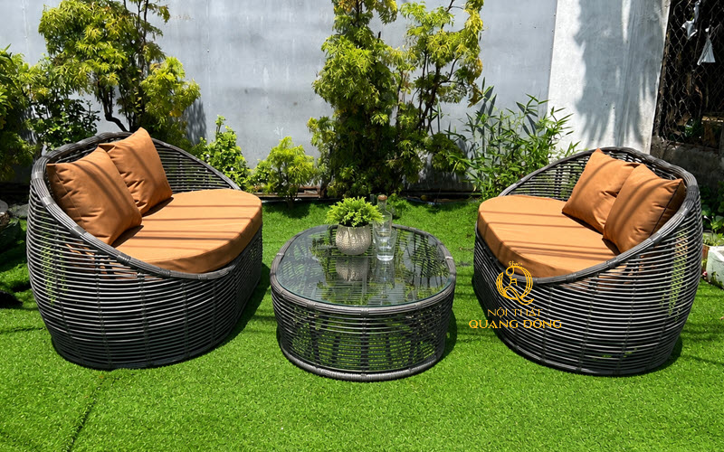 Nội Thất Quang Đông cung cấp nội thất mây nhựa cho Vinpearl Nha Trang